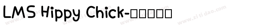 LMS Hippy Chick字体转换